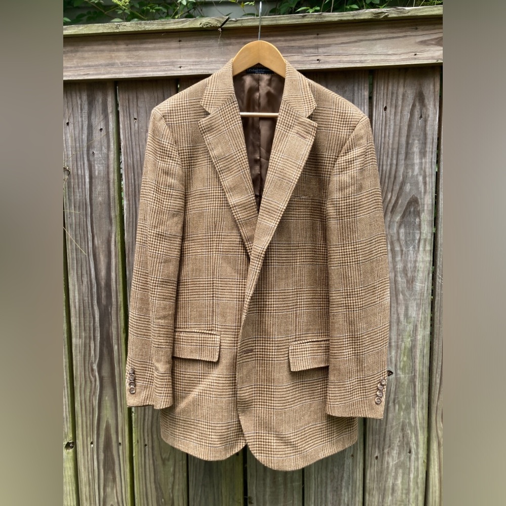 Polo by Ralph Lauren Glen Plaid Blazer EUC